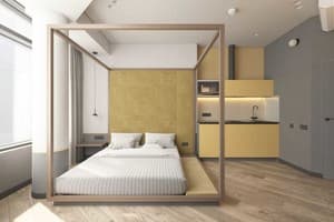 Отель FULL HOUSE apart hotel. Студио двухместный Room 10 1